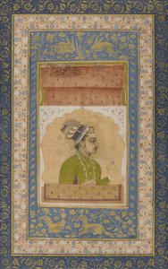 Ukendt indianer - Miniatureportræt af Dara Shikoh af Unbekannt Unbekannt